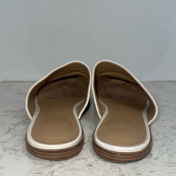 MARC FISHER LTD Garren Pointed Toe Mule Ivory Leather - Picture 7 of 15